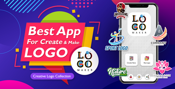 Download Logo maker app android , native app Nulled 