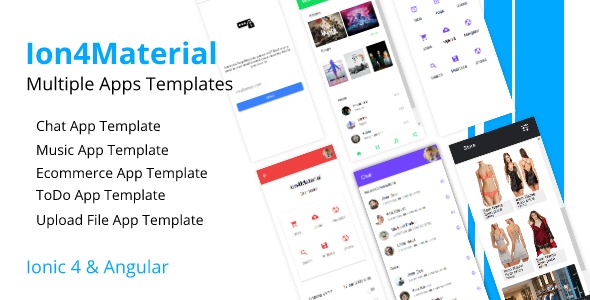 Download Ion4Material – Apps Templates Nulled 