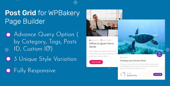 Download Post Grid – Addon WPBakery Page Builder (Formerly Visual Composer) Nulled 