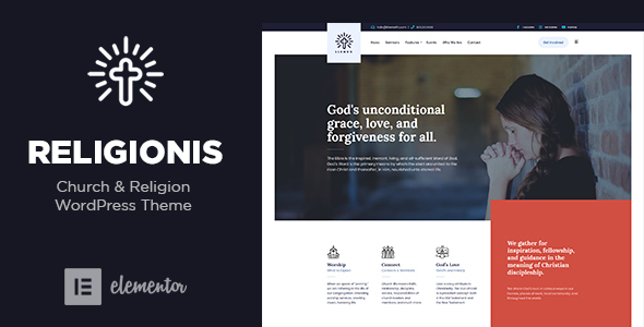 Download Religionis – Church WordPress Theme Nulled 