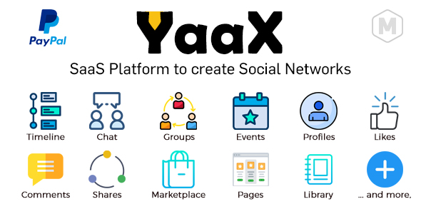 Download YaaX – SaaS platform to create social networks Nulled 