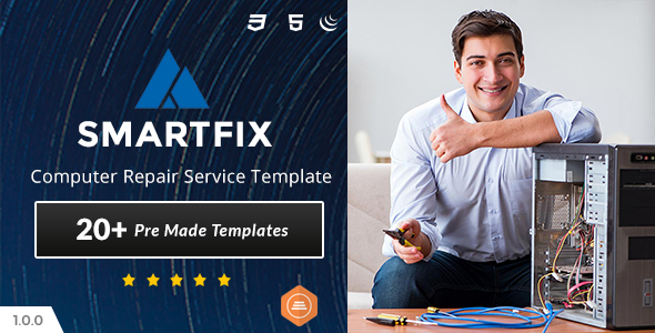 Download SmartFix – Computer Repair Center HTML5 Template Nulled 
