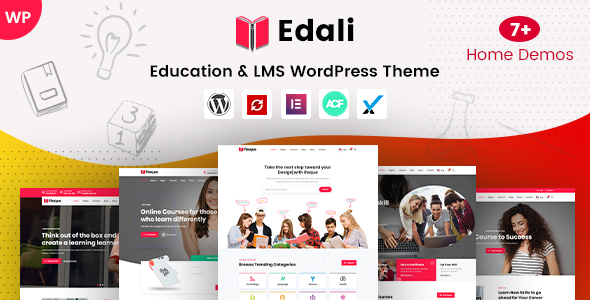 Download Edali – Education & LMS WordPress Theme Nulled 