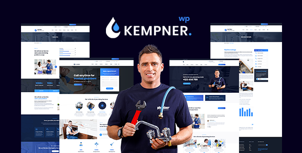 Download Kempner – Plumber WordPress Theme Nulled 