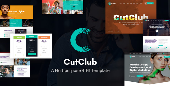 Download CutClub -Creative Multipurpose HTML5 Template Nulled 