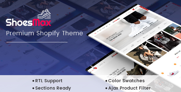 Download ShoesMax – Minimal Shoes Store Shopify Sections Theme Nulled 