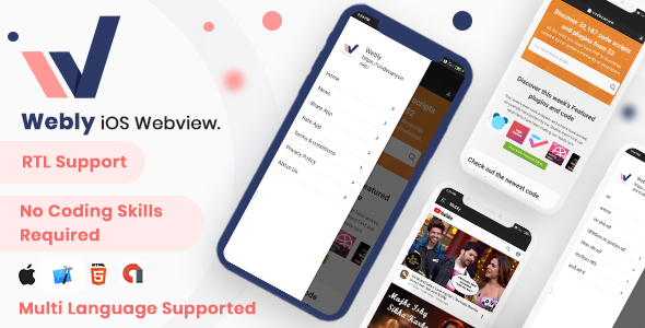 Download Webly – Convert your website into native ios app Nulled 