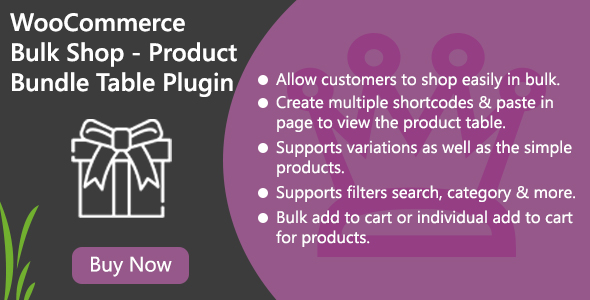 Download WooCommerce Bulk Shop – Product Bundle Table Plugin Nulled 