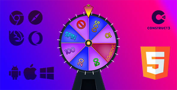 Download Lucky Wheel HTML5 Game (Construct 3) Nulled 