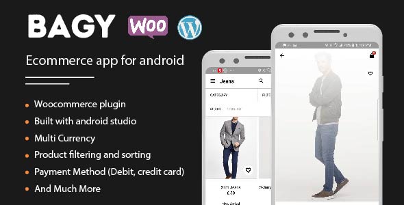 Download Bagy – Android native ecommerce app with wordpress backend Nulled 