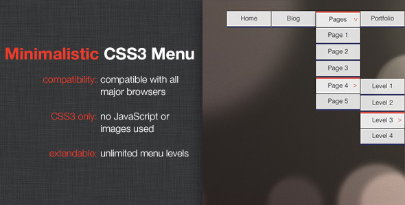 Download CSS3 Navigation Menu Nulled 