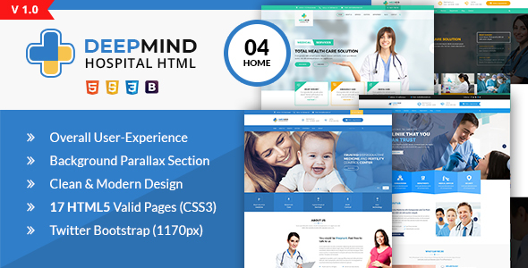 Download DeepMind Hospital HTML Template Nulled 