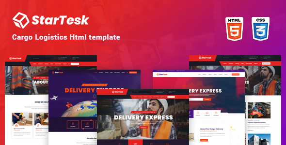 Download Startesk – Cargo, Logistics & Transport HTML5 Template Nulled 