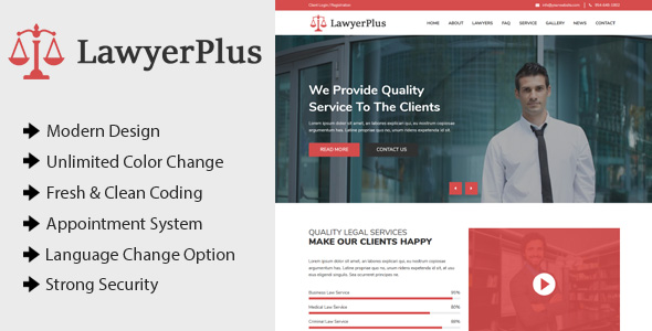 Download LawyerPlus – Online Lawyer Appointment Management CMS Nulled 