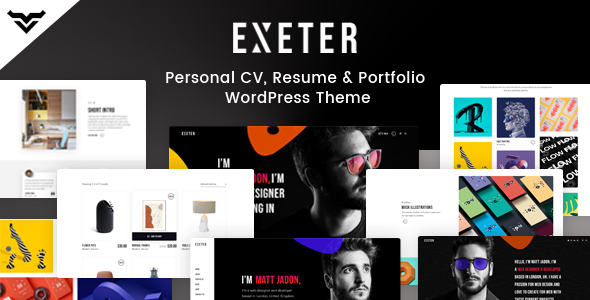 Download Exeter – Personal Portfolio WordPress Theme Nulled 