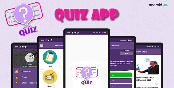 Download Quiz app ( Quiz + news + chat ) Nulled 