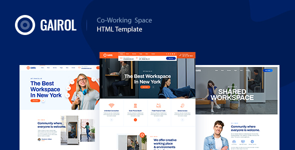 Download Gairol – Coworking Space HTML5 Template Nulled 