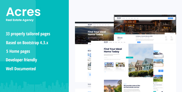 Download Acres – Real Estate HTML5 Template Nulled 