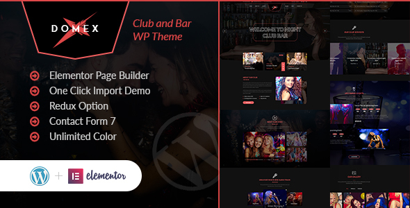 Download Domex – Night Club WordPress Theme Nulled 