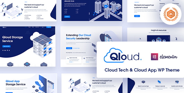 Download Qloud – Cloud Technology WordPress Theme Nulled 