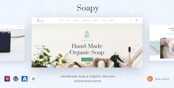 Download Soapy – Handmade & Organic Skincare WordPress Nulled 