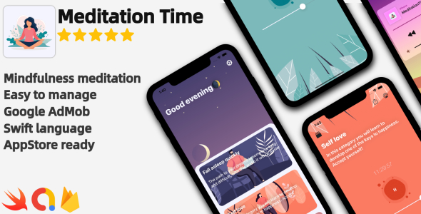 Download Meditation Time – Full iOS Application Nulled 