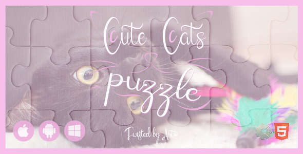 Download Cute Cats Puzzle • HTML5 + C2 Game Nulled 