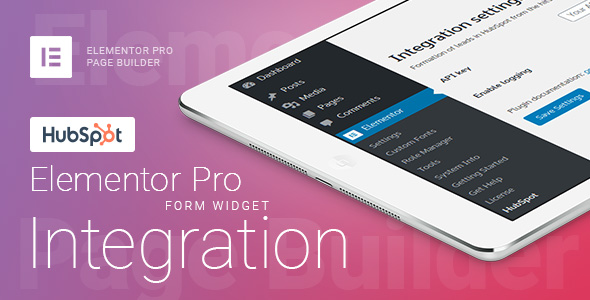 Download Elementor Pro Form Widget – HubSpot – Integration Nulled 