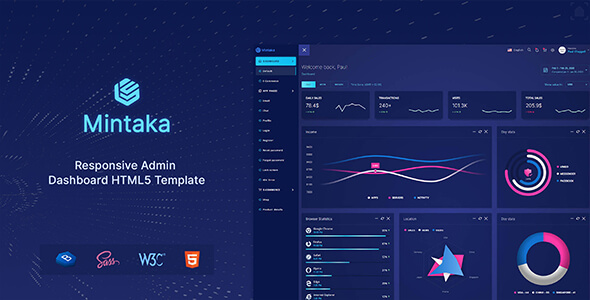 Nulled Mintaka – Bootstrap 4 Admin Dashboard Template free download