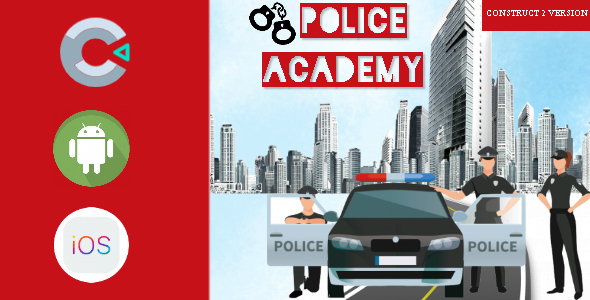 Download Police Academy Construct 2 CAPX Game Nulled 