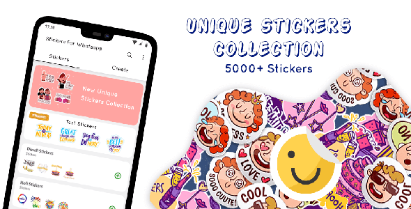 Download Stickers for Whatsapp – Admob + Facebook Integration Nulled 