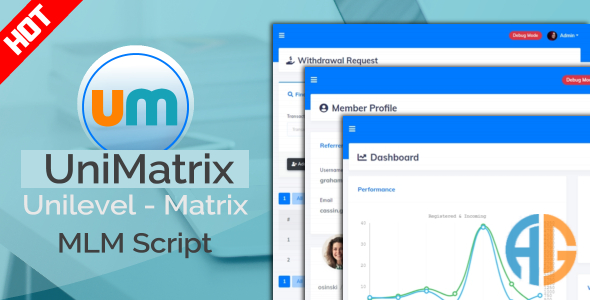 Download UniMatrix Membership – MLM Script Nulled 