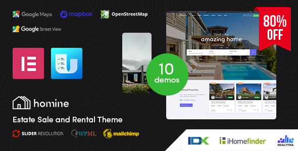 Download Homine – Real Estate WordPress Theme Nulled 