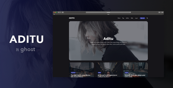 Download Aditu – Stylish Dark Theme for Ghost Nulled 