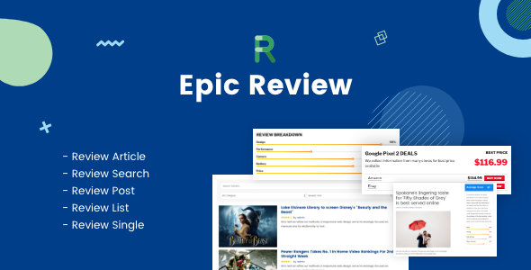 Download Epic Review WordPress Plugin & Add Ons for Elementor & WPBakery Page Builder Nulled 