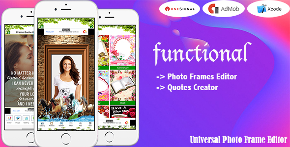 Download Universal Photo Frame Editor and Quotes creator Nulled 