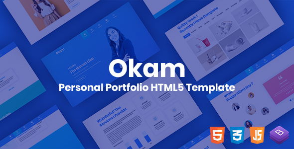 Download Okam – Personal Portfolio Template Nulled 
