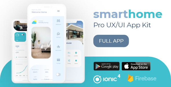 Download SmartHome Pro UX/UI Professional Ionic 4 Starter Nulled 