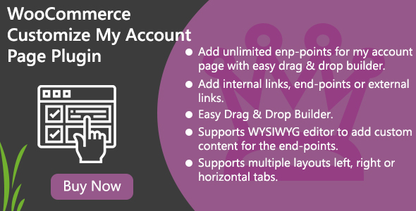Download WooCommerce Customize My Account Page Plugin Nulled 
