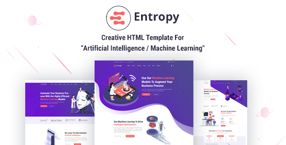 Download Entropy – Machine Learning & AI Startups HTML Template Nulled 