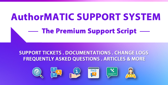 Download AuthorMATIC – The Premium Support Script Nulled 