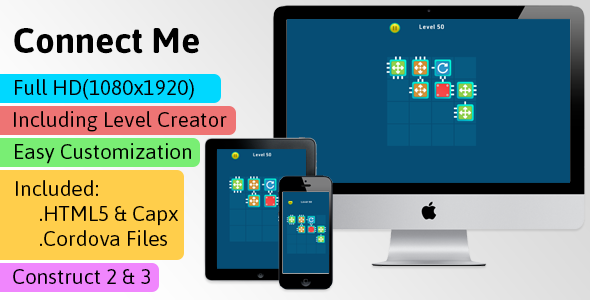 Download Connect Me – HTML5 Game (Construct 2 | Construct 3 | Capx | C3p) – Puzzle Game str8face Nulled 