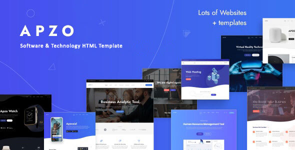 Download Apzo – Software App HTML Template Nulled 