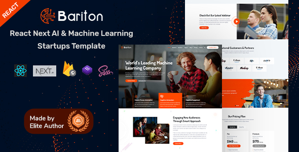 Download Bariton – React Next IT & Machine Learning Template Nulled 