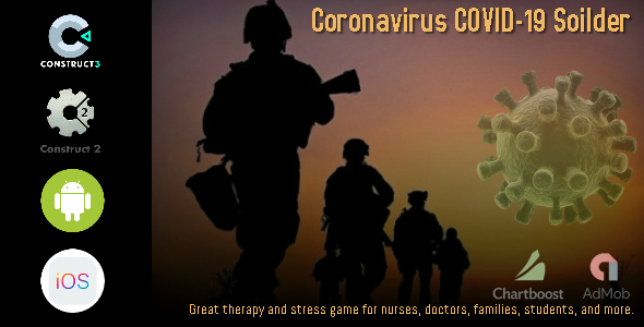 Download Coronavirus COVID-19 Soilder Construct 2 – Construct 3 CAPX Game Nulled 