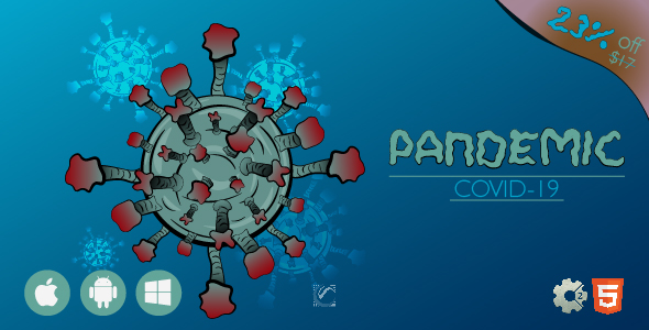 Download Pandemic Covid-19 • HTML5 + C2 Game Nulled 