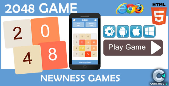 Download 2048 NG – HTML5 Game (CAPX) Nulled 