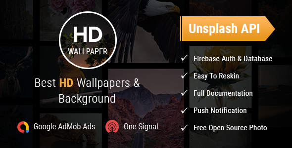 Download HD Wallpapers – Android App with Admob Nulled 