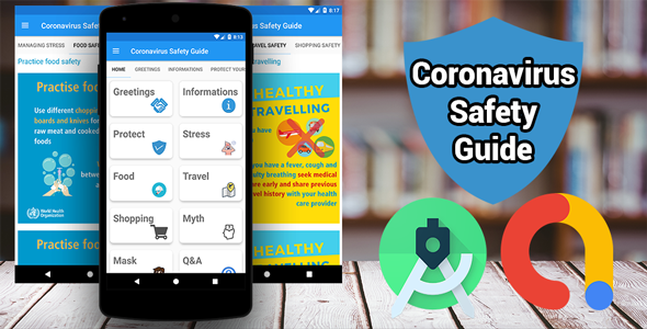 Download Coronavirus (COVID-19) Safety Guide – Live News + Real time Map + Real time Stats + AdMob Nulled 