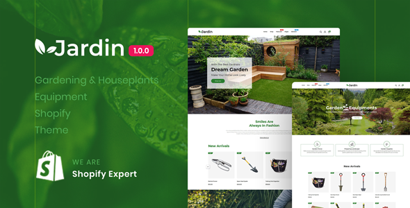 Download Jardin – Gardening & Houseplants Equipment Responsive Shopify Theme Nulled 